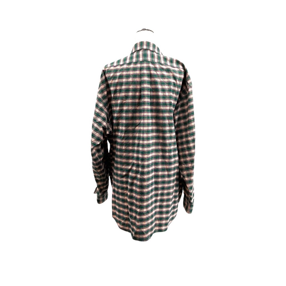Ralph Lauren Cotton Button Down Long Sleeve Plaid Brushed Shirt - Picture 2 of 11